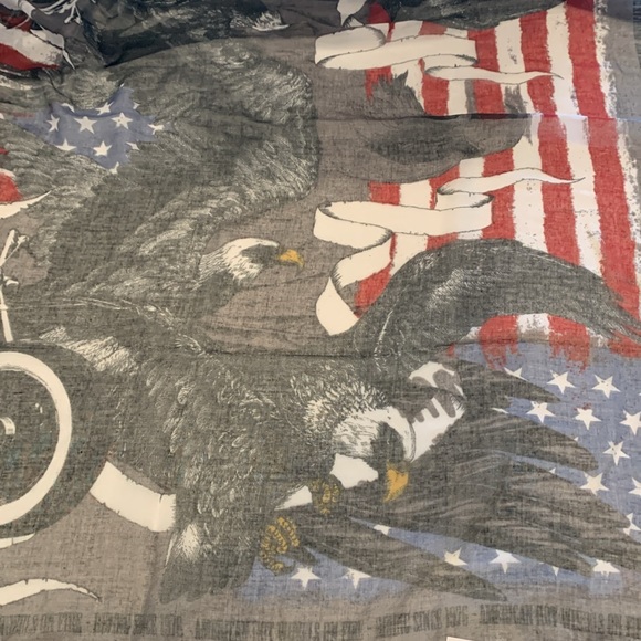 American Eagle Flag Motorcycle Scarf, Unisex, polyester, NWT - Picture 9 of 13